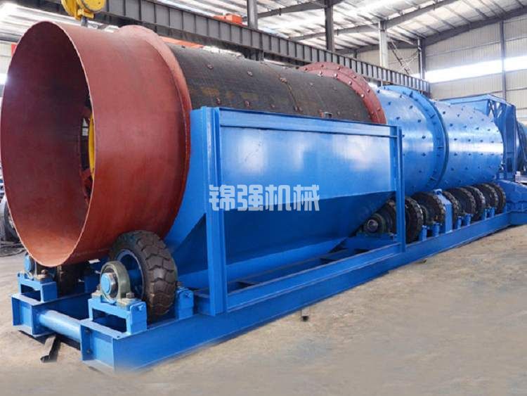 圓筒式洗礦機(圖4) 圓筒洗礦機(圖4)