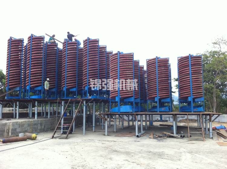 海濱砂鉑金礦選礦試驗